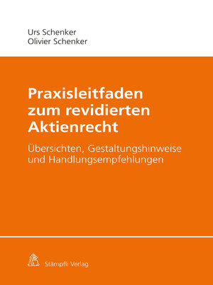 cover image of Praxisleitfaden zum revidierten Aktienrecht